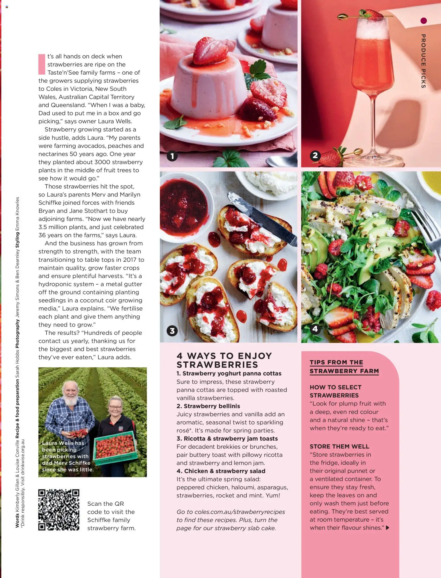 Coles catalogue - valid from 01/09/2026 | Page: 17 | Products: Nectarines, Strawberries, Toast, Ricotta