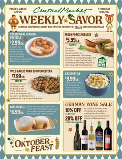 Preview of Central Market weekly ads valid from 09/09/2026