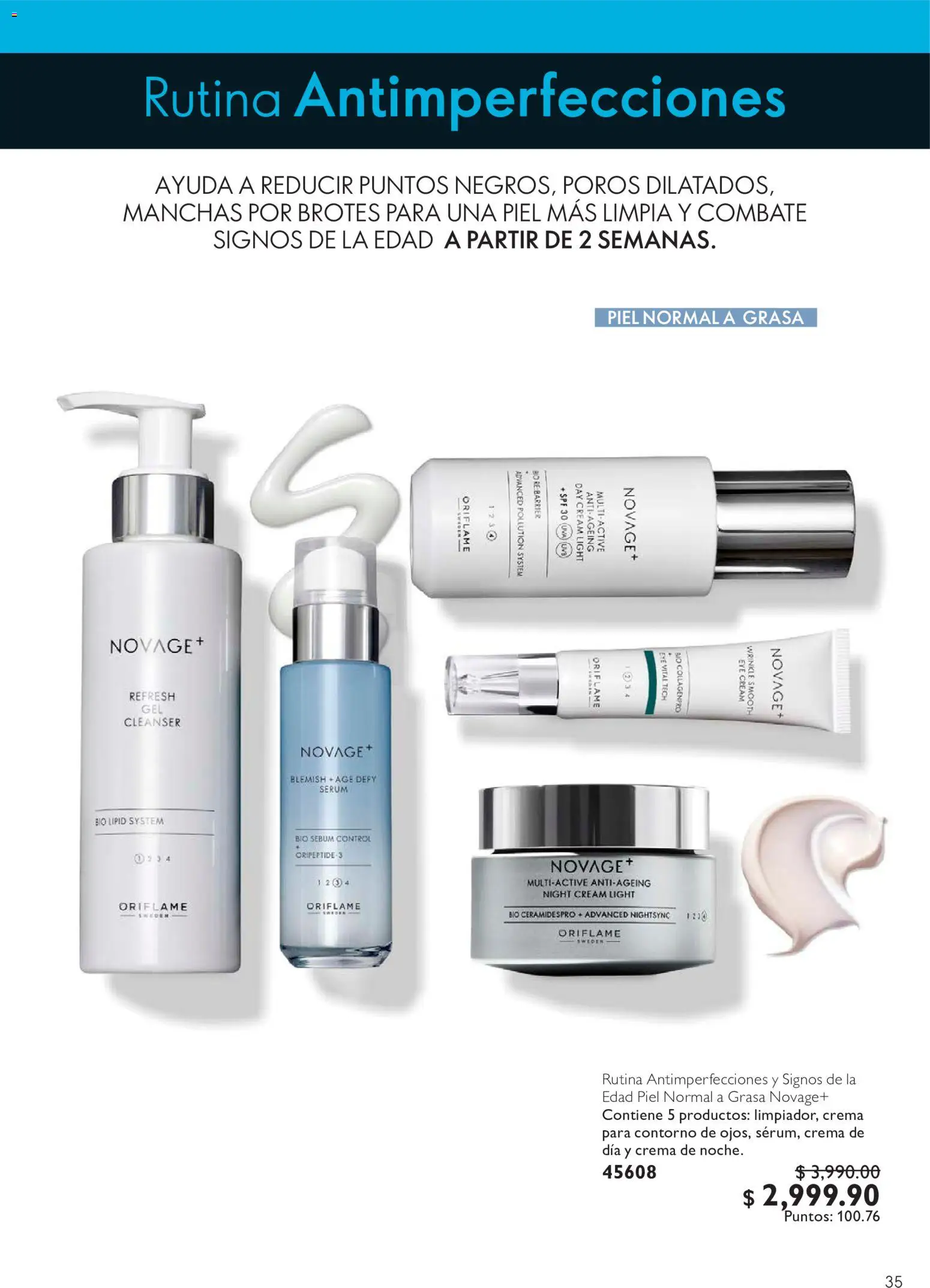 Nuevas ofertas de Oriflame válidas en toda la República Mexicana desde el 03/10/2026. ¡Encuentra las mejores ofertas en Oriflame campaña 14 2026! | Página: 35