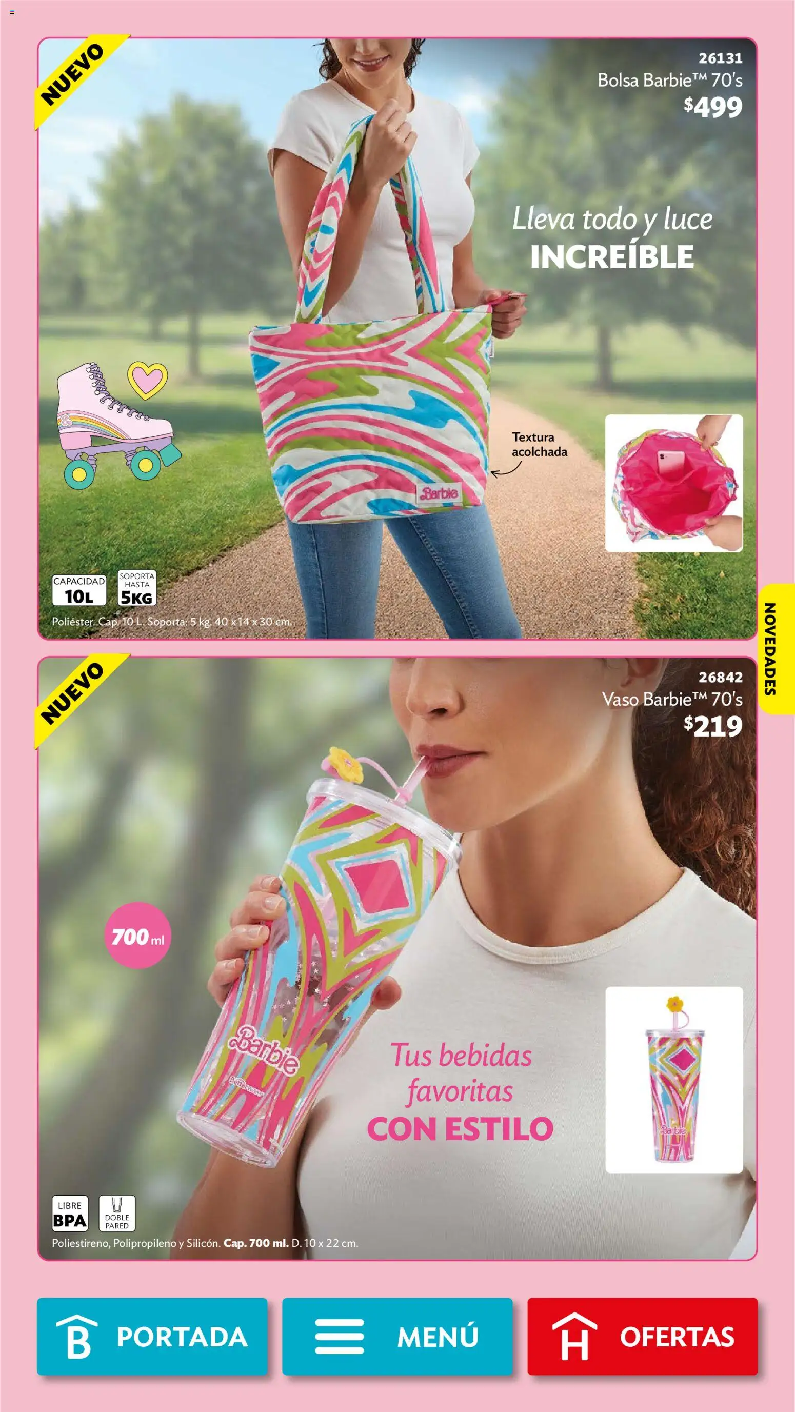 Nuevas ofertas de Betterware válidas en toda la República Mexicana desde el 29/06/2026. ¡Encuentra las mejores ofertas en Betterware campaña 7 2026! | Página: 110 | Productos: Bolsa