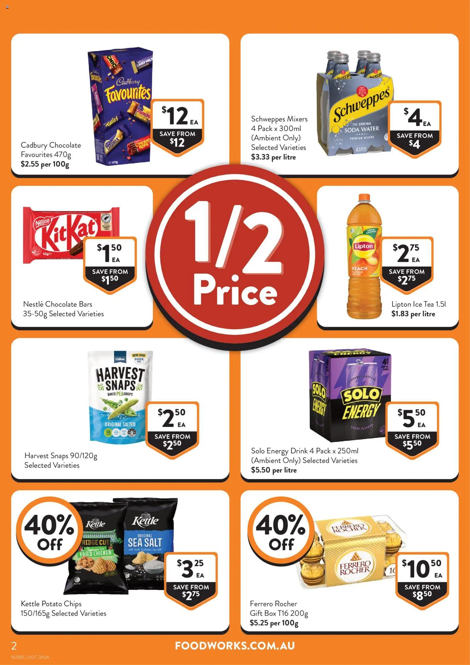 Foodworks catalogue - valid from 01/07/2026 | Page: 2 | Products: Box, Energy drink, Tea, Kettle