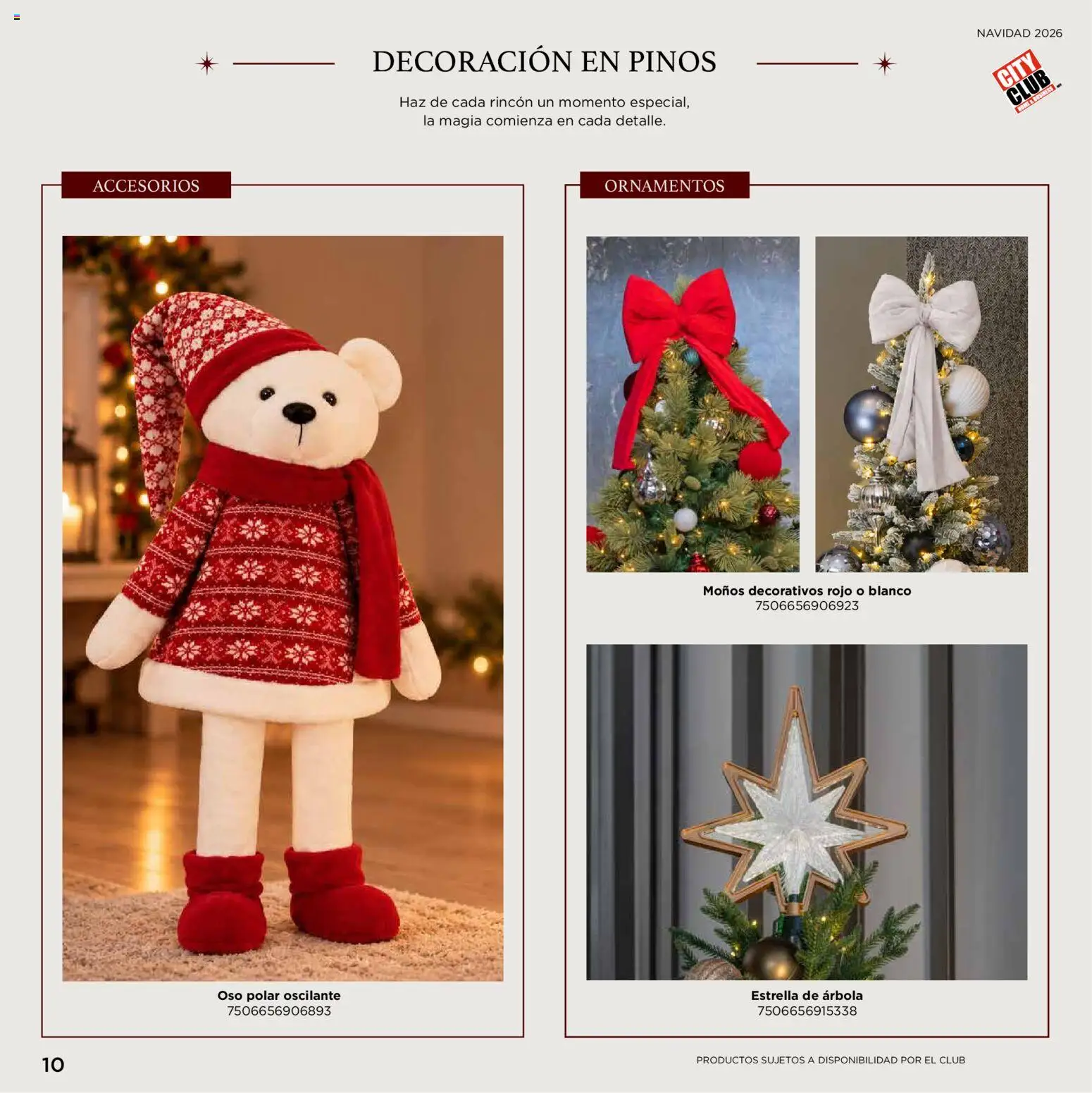 Nuevas ofertas de City Club válidas en toda la República Mexicana desde el 02/10/2026. ¡Encuentra las mejores ofertas en City Club Catálogo Navideño! | Página: 10