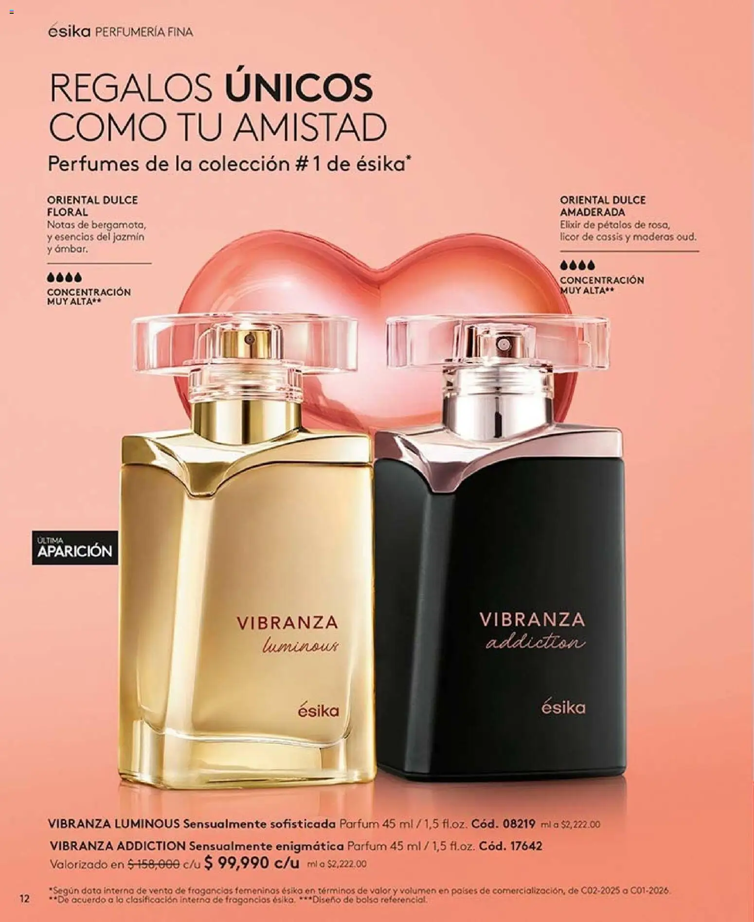 Ésika revista - valida desde el 28/08/2026 | Página: 12 | Productos: Esencias, Bolsa, Perfumes