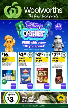 Preview of Woolworths catalogue - valid from 29/07/2026