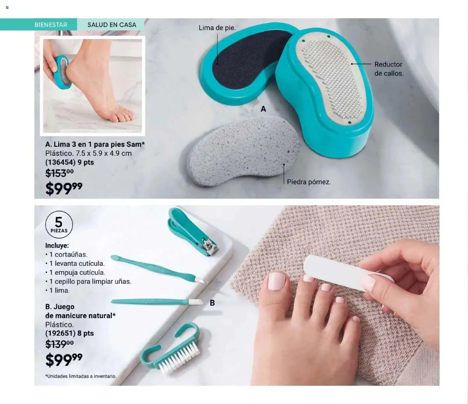 Nuevas ofertas de AVON válidas en toda la República Mexicana desde el 21/08/2026. ¡Encuentra las mejores ofertas en AVON Casa & Estilo 13 2026! | Página: 116 | Productos: Cepillo, Lima, Juego