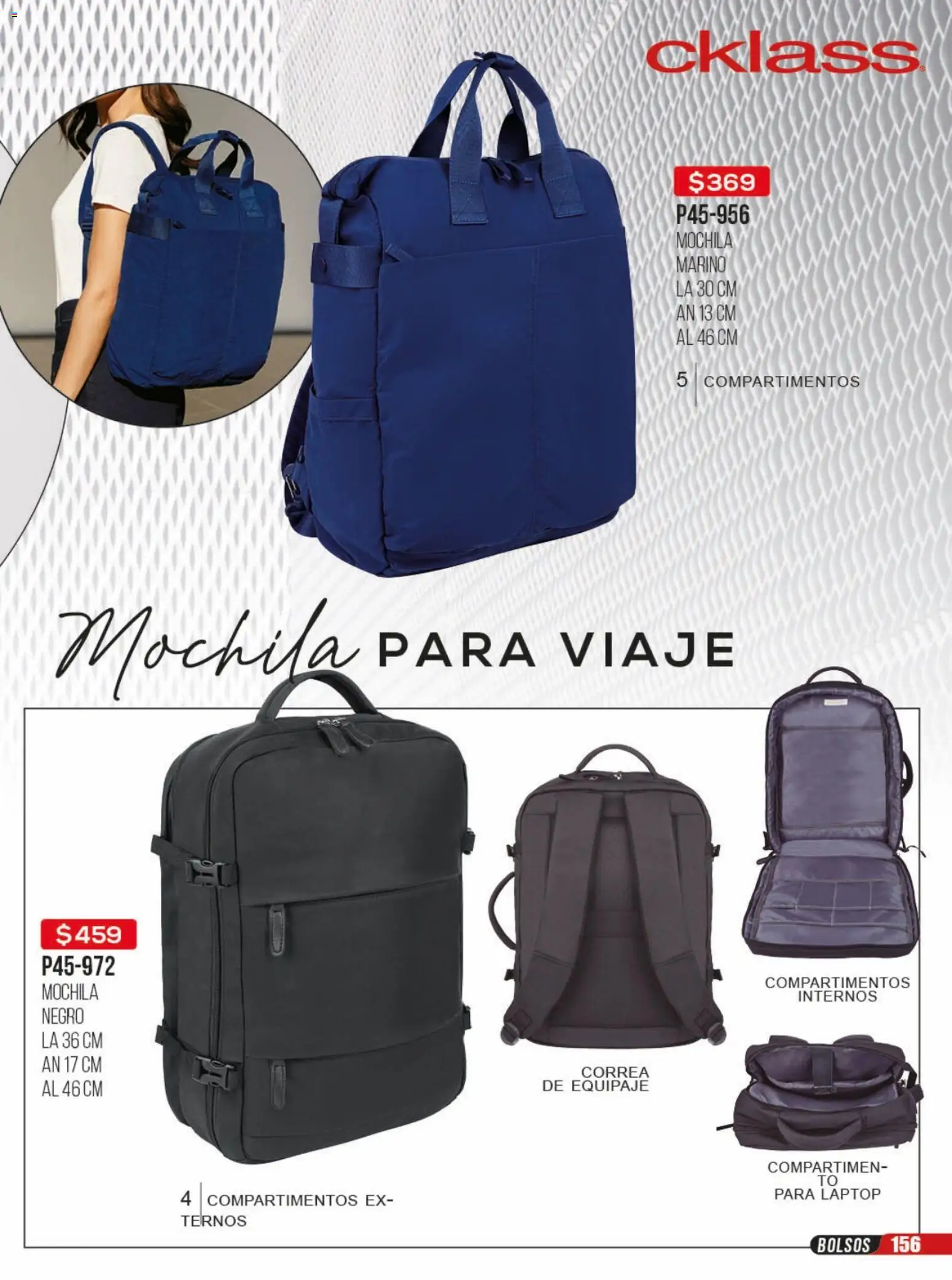 Nuevas ofertas de Cklass válidas en toda la República Mexicana desde el 23/06/2026. ¡Encuentra las mejores ofertas en Cklass catálogo Rebajas sobre rebajas calzado! | Página: 546 | Productos: Mochila
