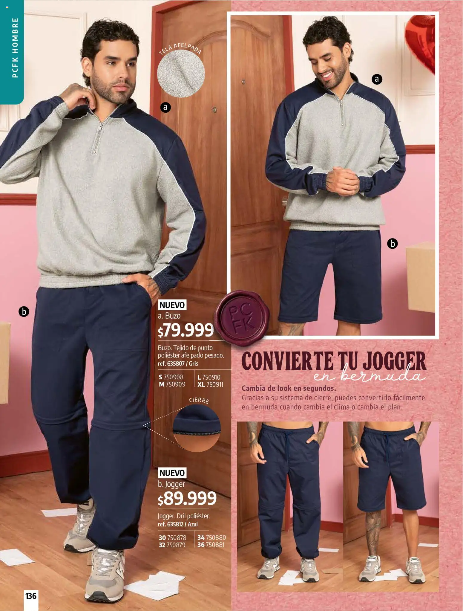 Pacifika revista - valida desde el 21/07/2026 | Página: 135 | Productos: Bermuda, Buzo