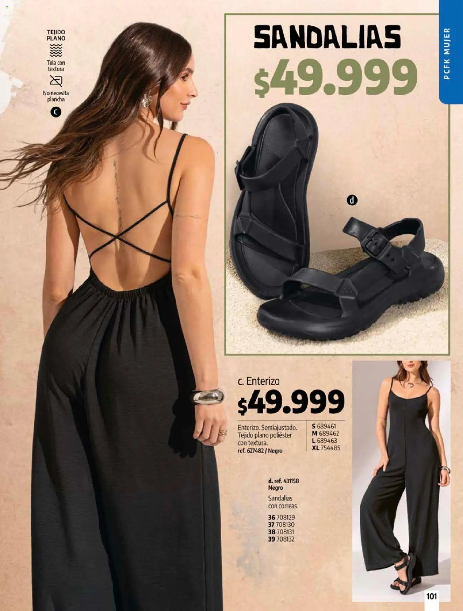 Pacifika revista - valida desde el 18/10/2026 | Página: 101 | Productos: Sandalias, Plancha, Enterizo