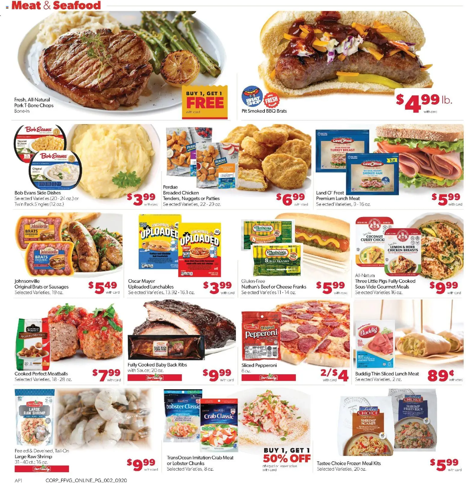 Family Fare Weekly Ad - valid from 09/20/2026 | Page: 6 | Products: Turkey, Meat, Beef, Sausages