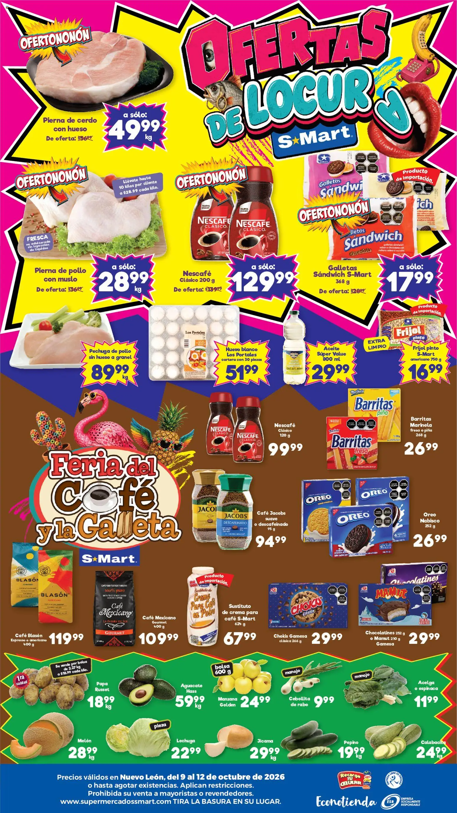 Nuevas ofertas de S-Mart válidas en toda la República Mexicana desde el 09/10/2026. ¡Encuentra las mejores ofertas en S-Mart folleto Monterrey! | Página: 2