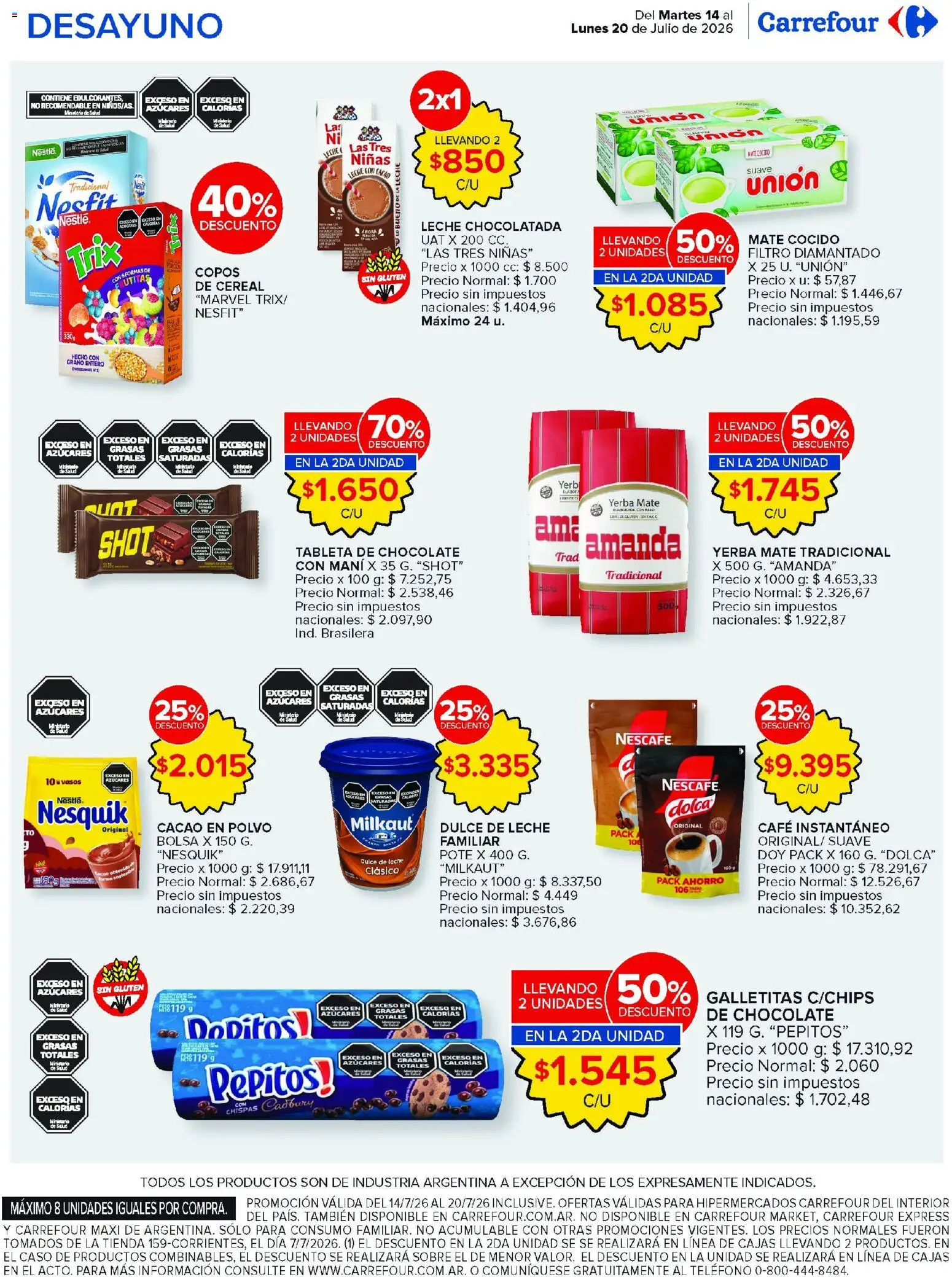 Carrefour ofertas │ válido desde el 14/07/2026 | Página: 9
