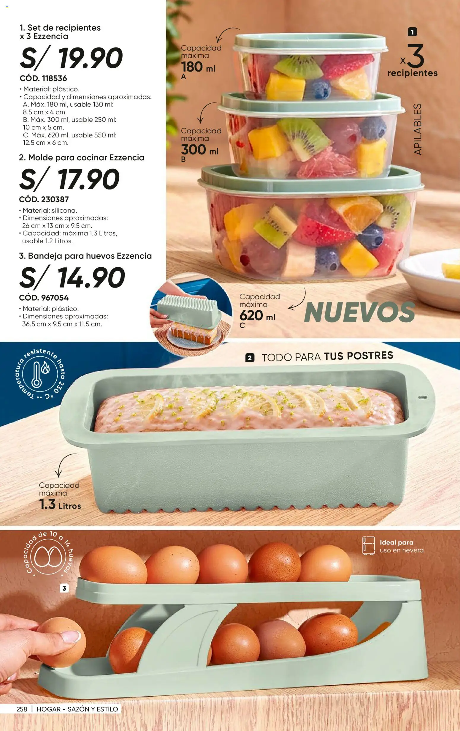 Catálogo Azzorti válido desde 27/07/2026 | Página: 260 | Productos: Huevos, Postres