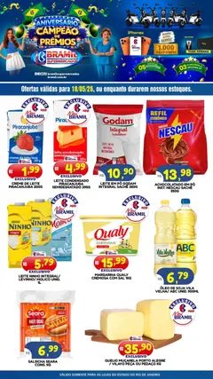 Bramil Supermercados ofertas do Dia - Pré-Visualização do folheto da loja Bramil Supermercados, válido de 18.05.2026