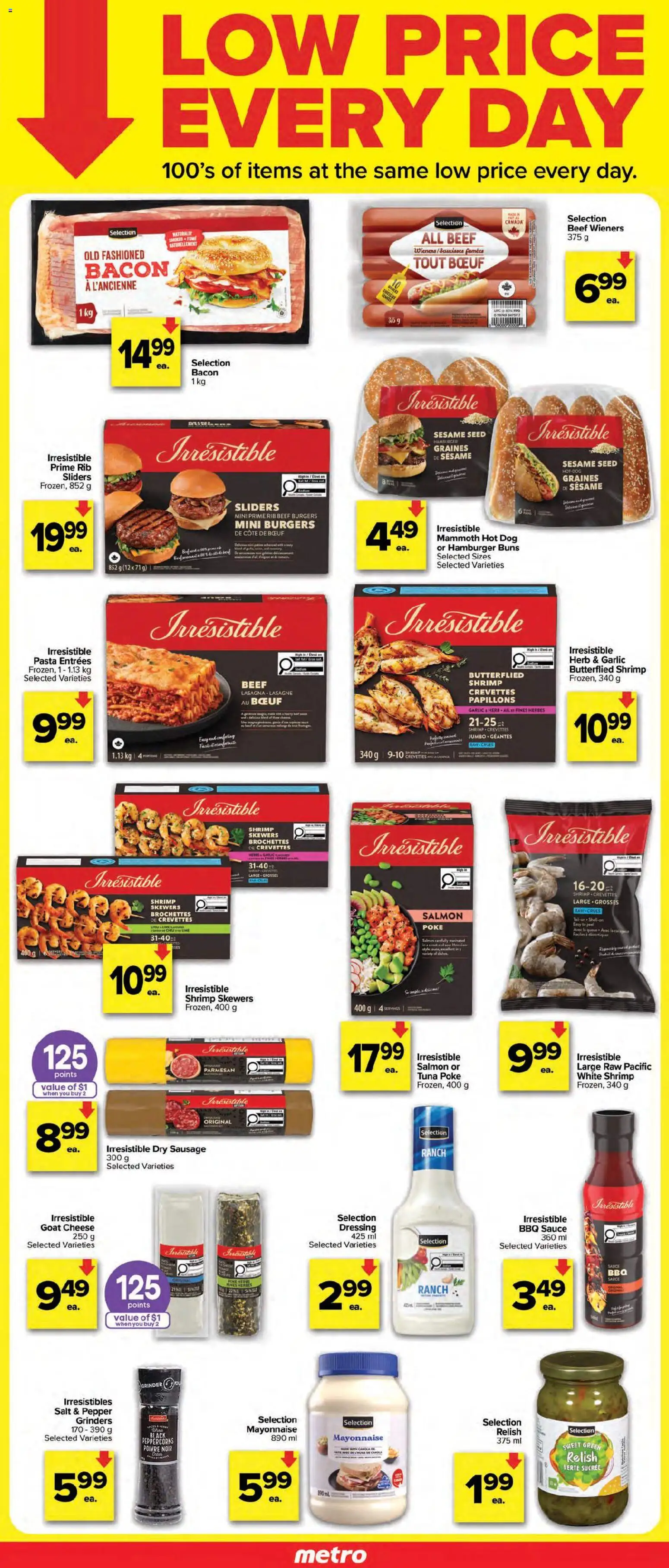 Metro flyer valid from Jul 16, 2026 | Page: 2 | Products: Beef, Pasta, Grinder, Cheese