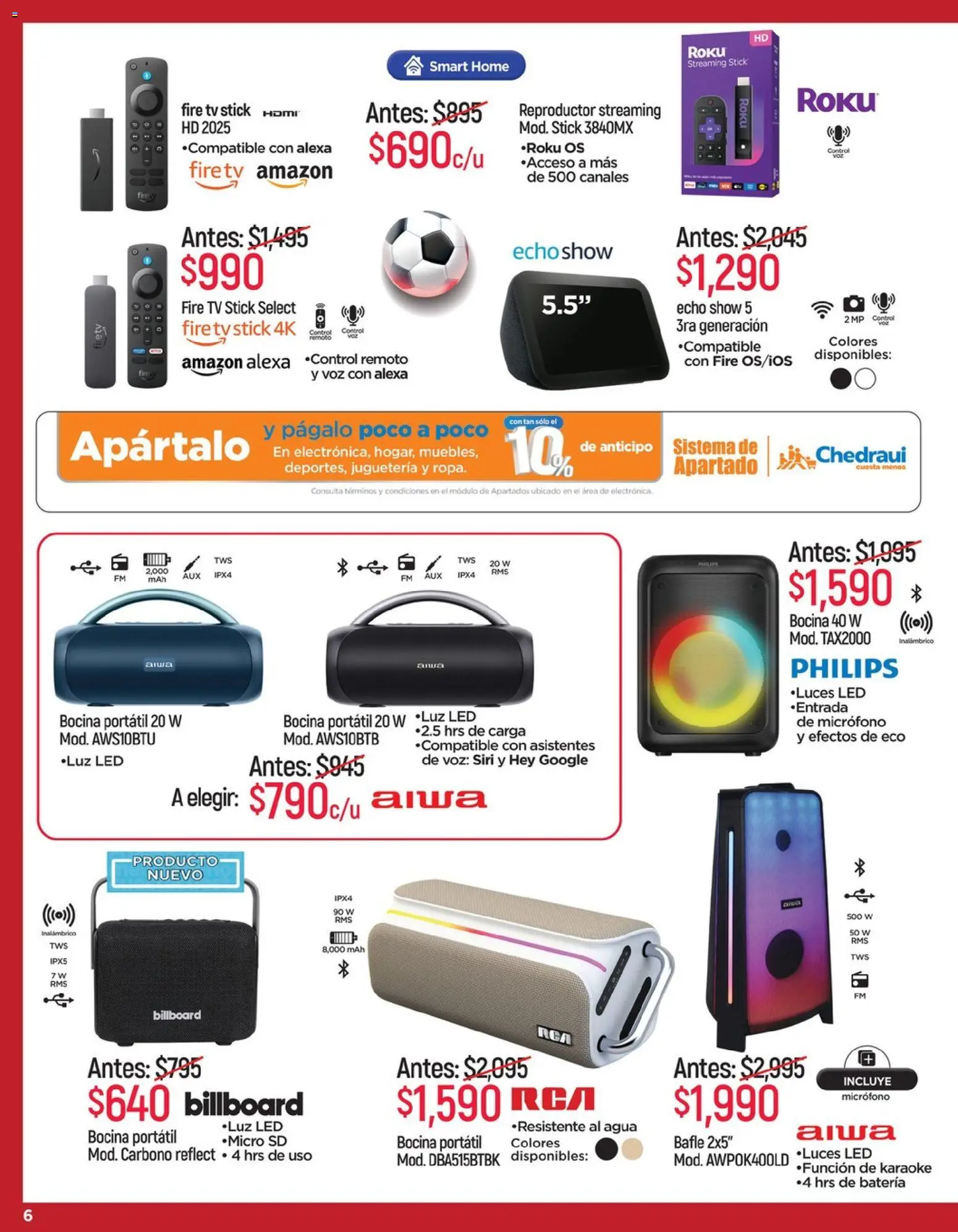 Nuevas ofertas de Chedraui válidas en toda la República Mexicana desde el 25.05.2026. ¡Encuentra las mejores ofertas en Chedraui Hot Sale! | Página: 6