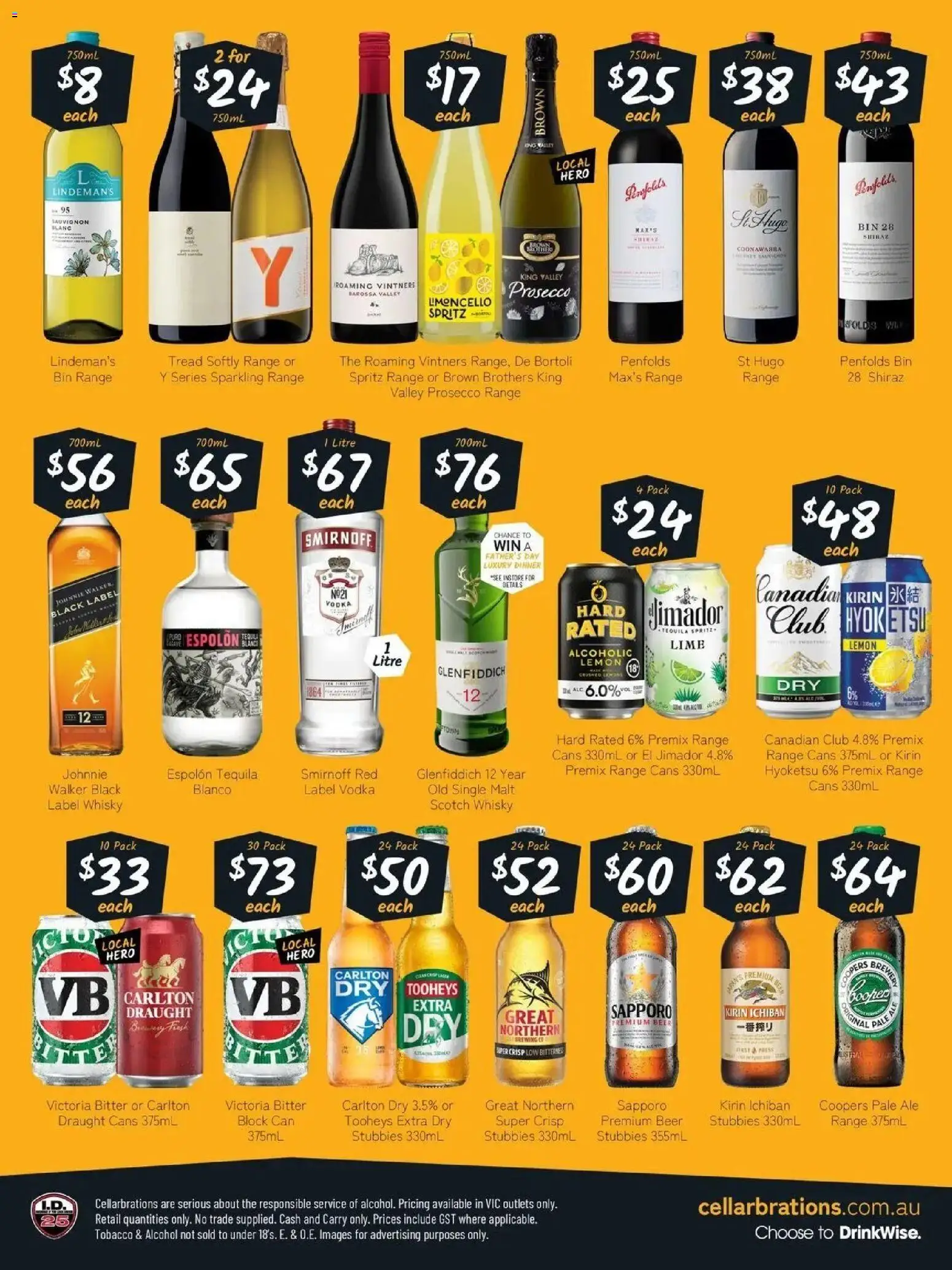 Cellarbrations catalogue Pakenham - 24/08/2026 > weekly / monthly specials | Page: 2 | Products: Beer, Prosecco, Scotch, Lime
