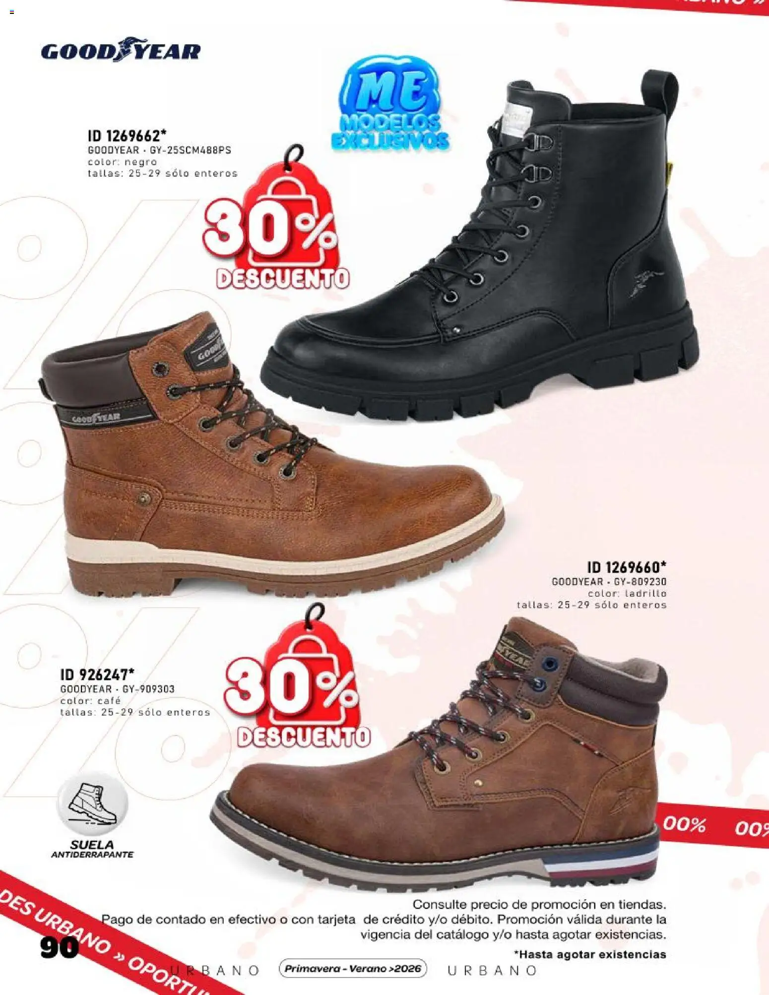 Nuevas ofertas de Price Shoes válidas en toda la República Mexicana desde el 03/07/2026. ¡Encuentra las mejores ofertas en Price Shoes catálogo Oportunidades Urbano! | Página: 90 | Productos: Café, Ladrillo, Baño