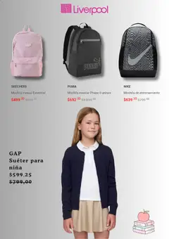 Vista previa de Liverpool catálogo Otoño, nuevo folleto de la tienda, válido en México a partir del 18/08/2026 | Página: 4 | Productos: Suéter, Mochila