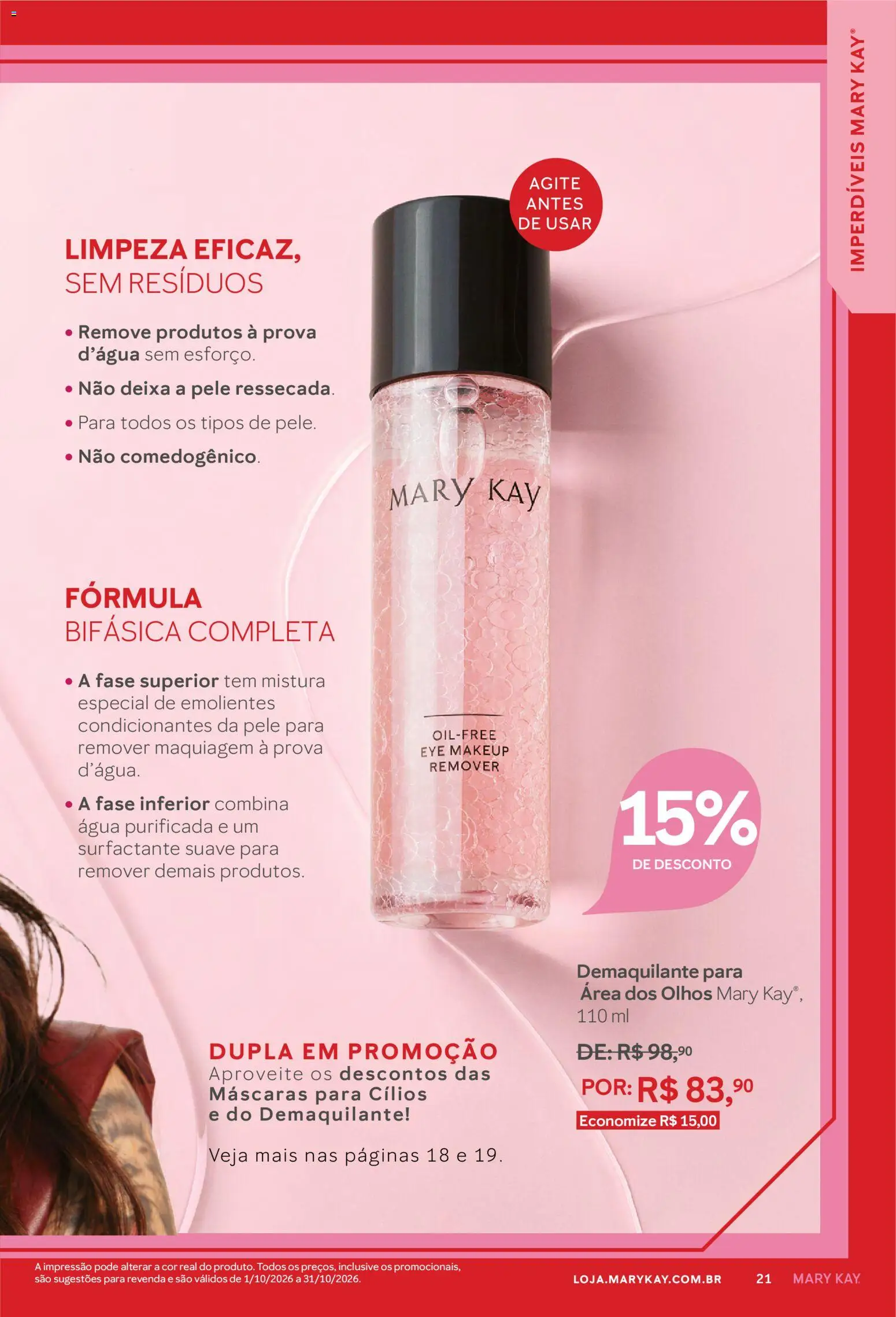Mary Kay Folheto - válido de 01/10/2026 | Página: 21