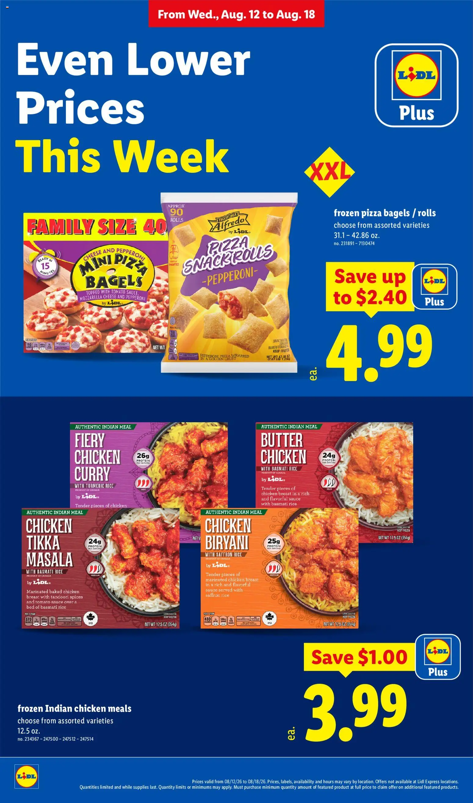 Lidl Weekly Ad - valid from 08/12/2026 | Page: 10 | Products: Bed, Protein, Spices, Mozzarella