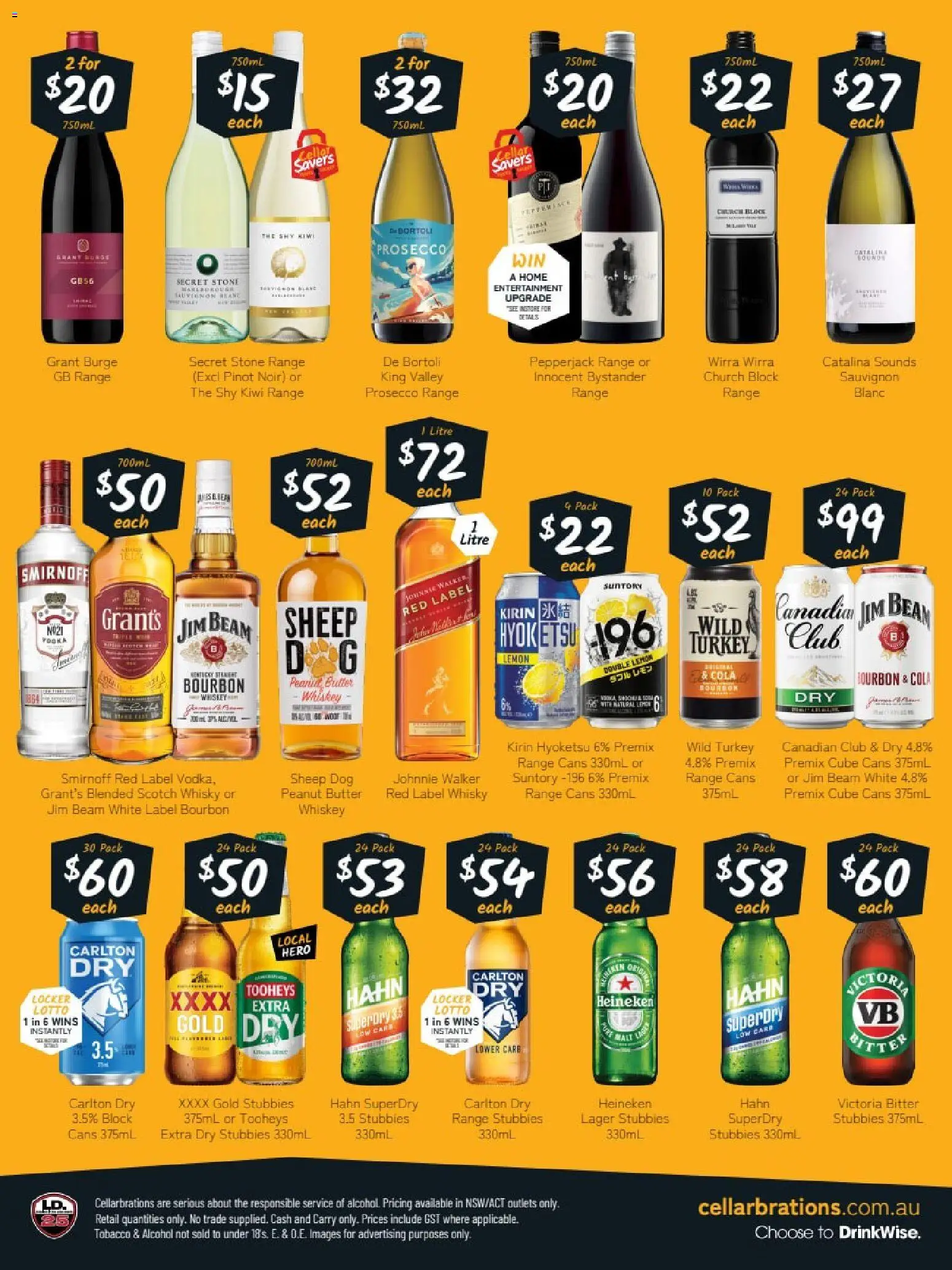 Cellarbrations catalogue - valid from 07/09/2026 | Page: 2 | Products: Butter, Alcohol, Prosecco, Turkey