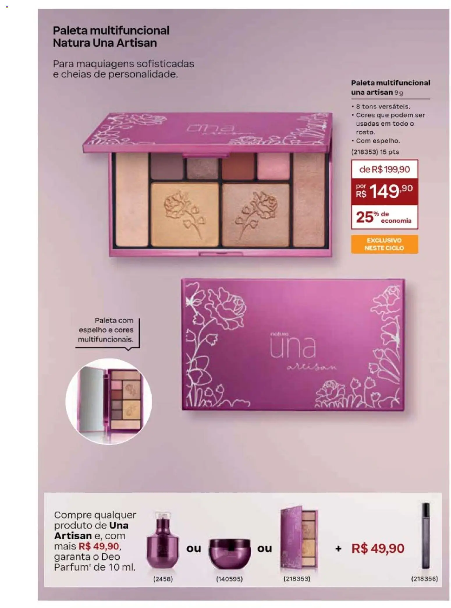 Natura Folheto - válido de 19/07/2026 | Página: 81 | Produtos: Multifuncional, Espelho