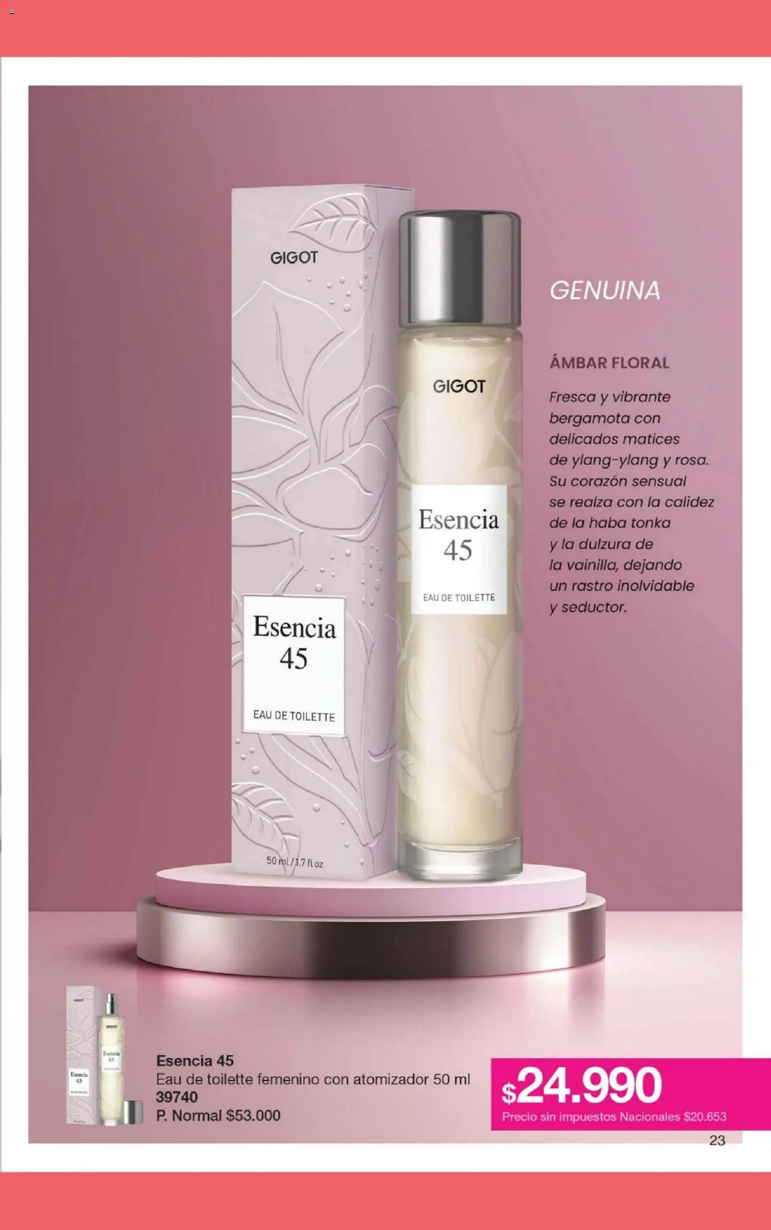 Gigot catálogo 11 │ válido desde el 01/07/2026 | Página: 29 | Productos: Eau de toilette
