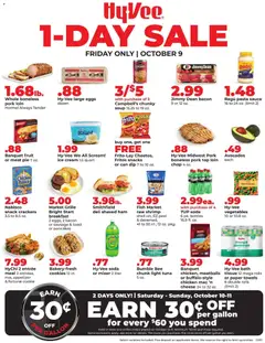 Preview of HyVee weekly ads valid from 10/09/2026