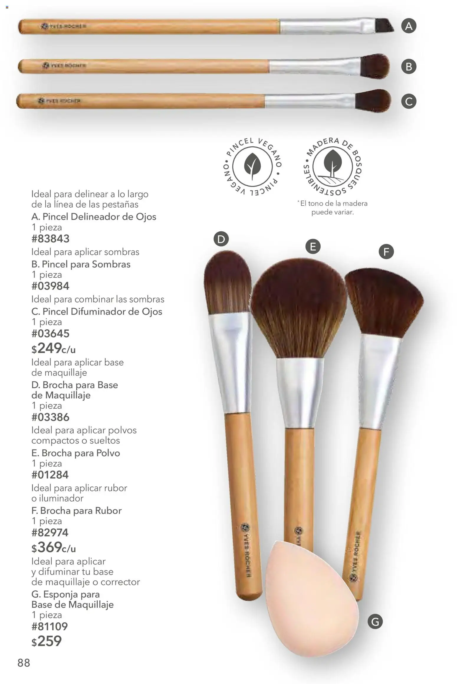 Nuevas ofertas de Yves Rocher válidas en toda la República Mexicana desde el 12.05.2026. ¡Encuentra las mejores ofertas en Yves Rocher campaña 7 2026! | Página: 90 | Productos: Pincel, Base de maquillaje, Maquillaje, Corrector