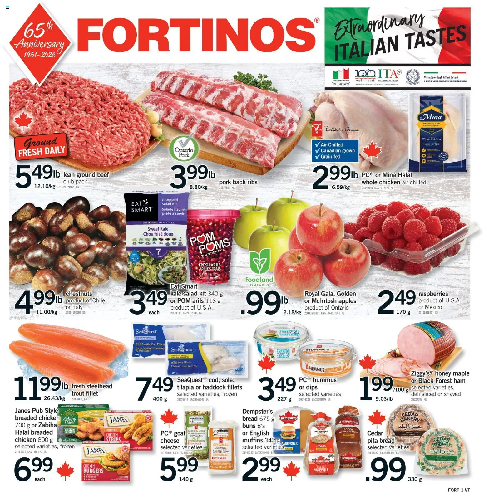 Fortinos flyer valid from Oct 29, 2026 | Page: 1