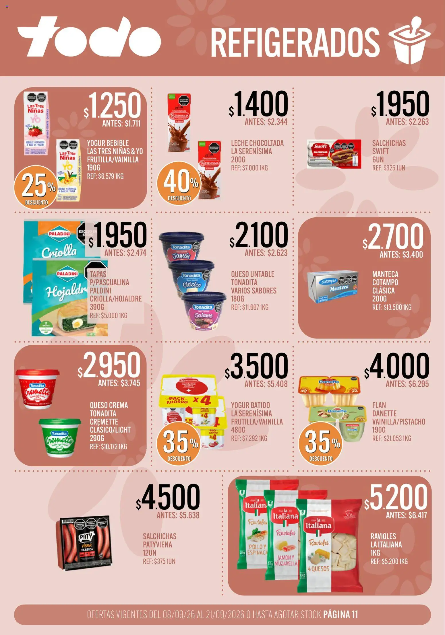 Supermercados TODO catálogo │ válido desde el 08/09/2026 | Página: 11