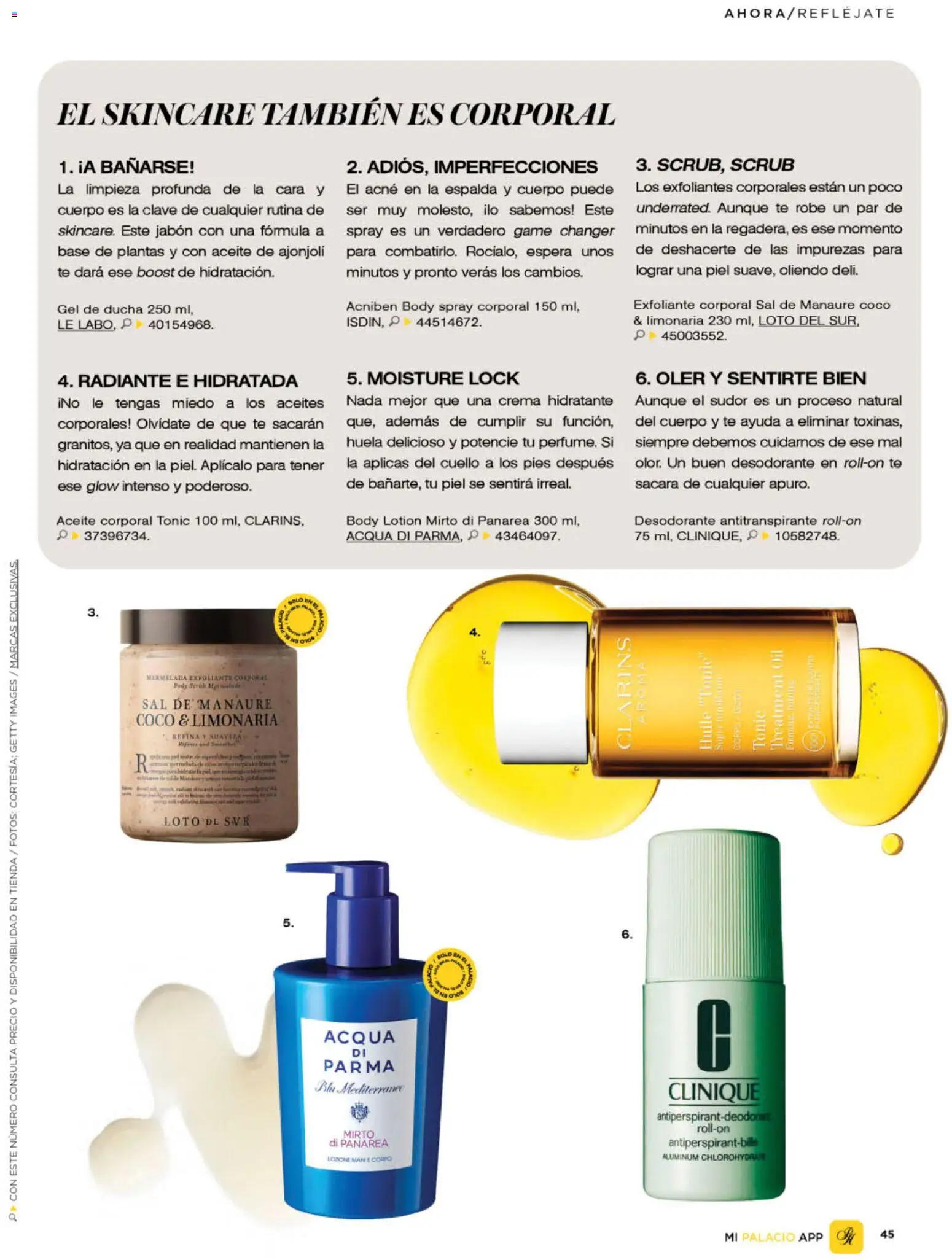 Nuevas ofertas de Palacio De Hierro válidas en toda la República Mexicana desde el 01/09/2026. ¡Encuentra las mejores ofertas en Palacio De Hierro catálogo La Gaceta! | Página: 47 | Productos: Antitranspirante, Coco, Mermelada, Jabón