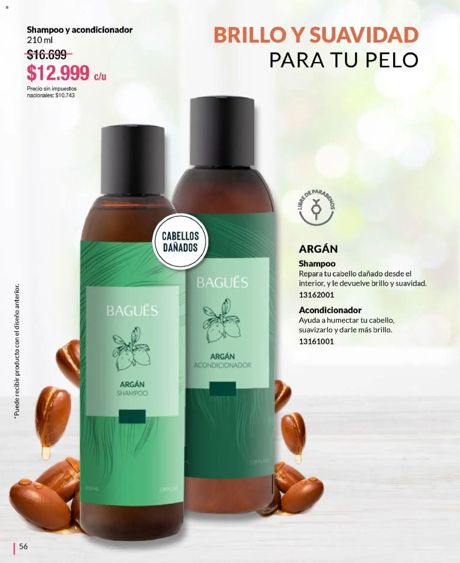 Bagués catálogo │ válido desde el 21/09/2026 | Página: 56 | Productos: Shampoo, Acondicionador, Brillo