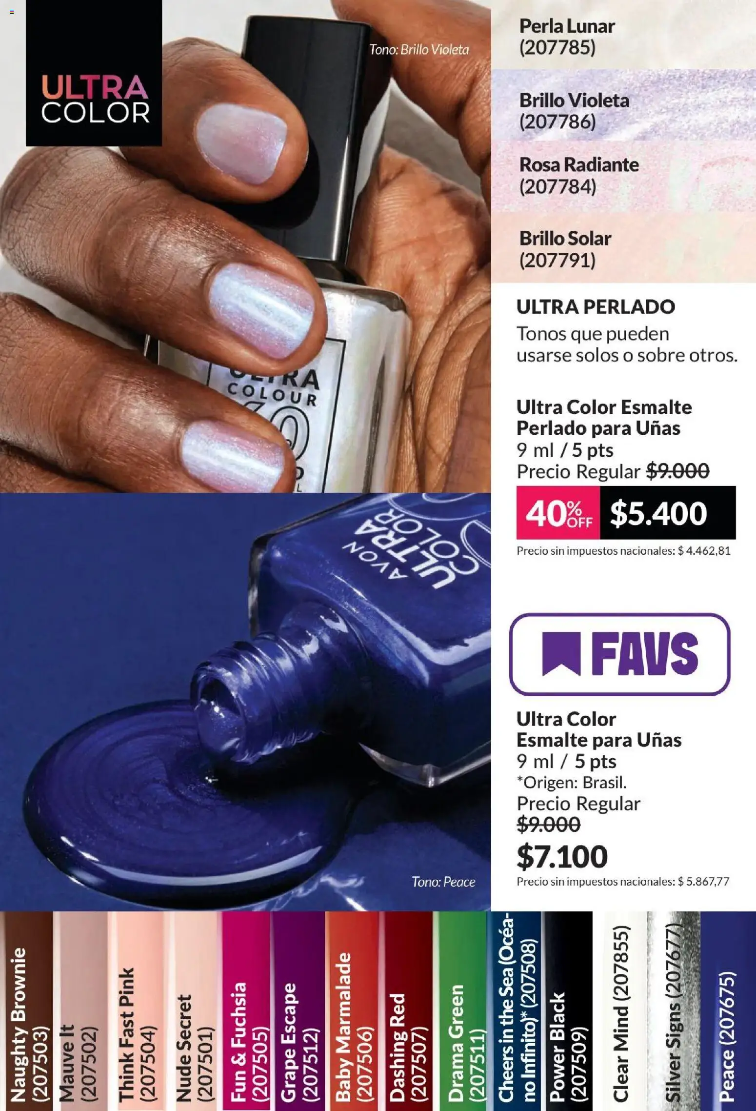 Avon -  Campaña 6/2026 │ válido desde el 01.06.2026 | Página: 38 | Productos: Sobre, Brillo, Radiante