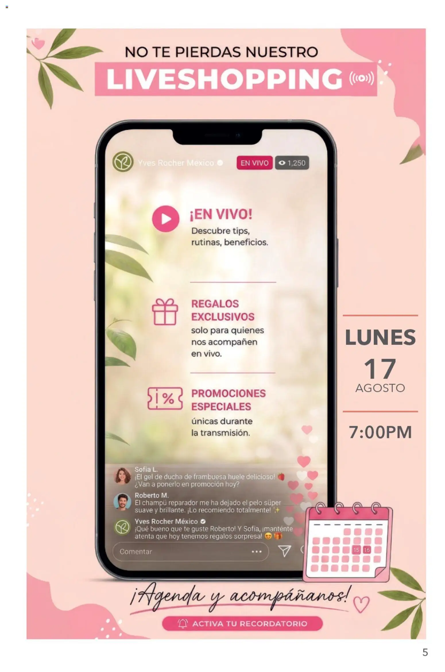 Nuevas ofertas de Yves Rocher válidas en toda la República Mexicana desde el 04/08/2026. ¡Encuentra las mejores ofertas en Yves Rocher campaña 11 2026! | Página: 7 | Productos: Té, Champú, Gel de ducha
