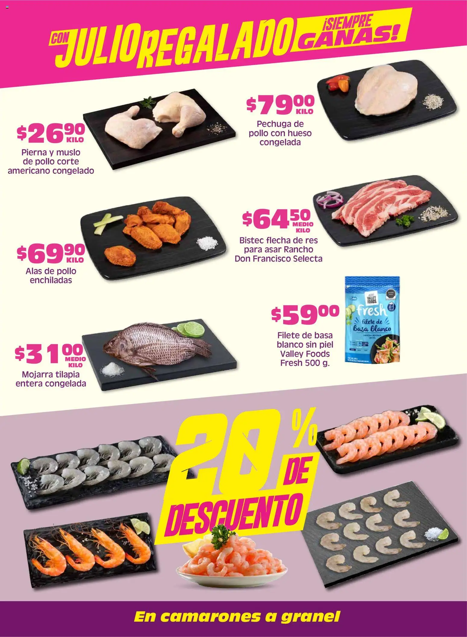 Nuevas ofertas de Soriana válidas en toda la República Mexicana desde el 05.06.2026. ¡Encuentra las mejores ofertas en Soriana Fin de Semana Mercado: Tamaulipas! | Página: 2 | Productos: Pollo, Res