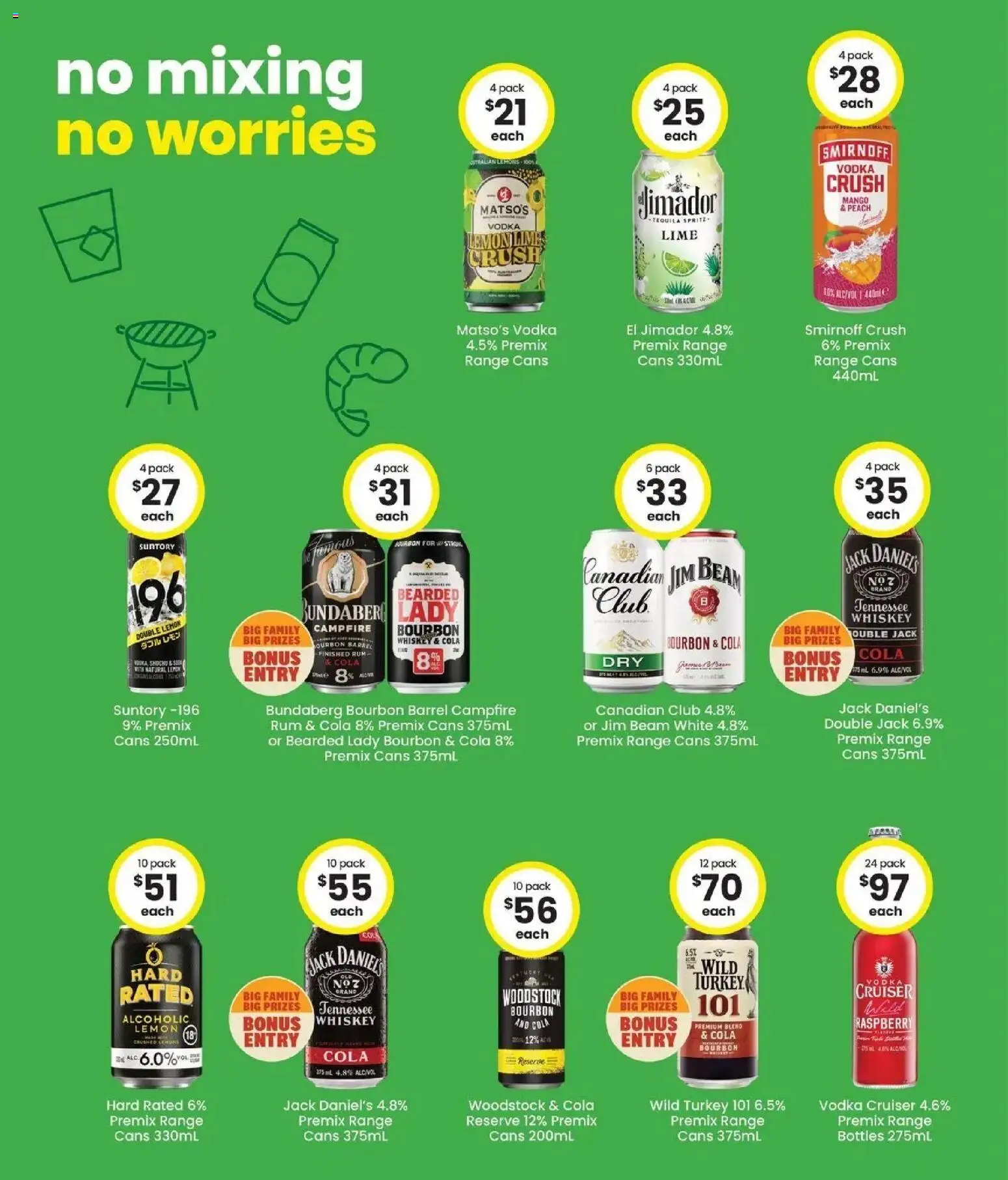 The Bottle-O catalogue - valid from 06/07/2026 | Page: 5 | Products: Bourbon, Whiskey, Peach, Lime