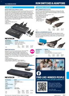 Preview of Jaycar Engineering & Scientific Catalogue 2025/2026  - valid from 09.07.2025 | Page: 513 | Products: Digital, Monitor, Computer, Converter