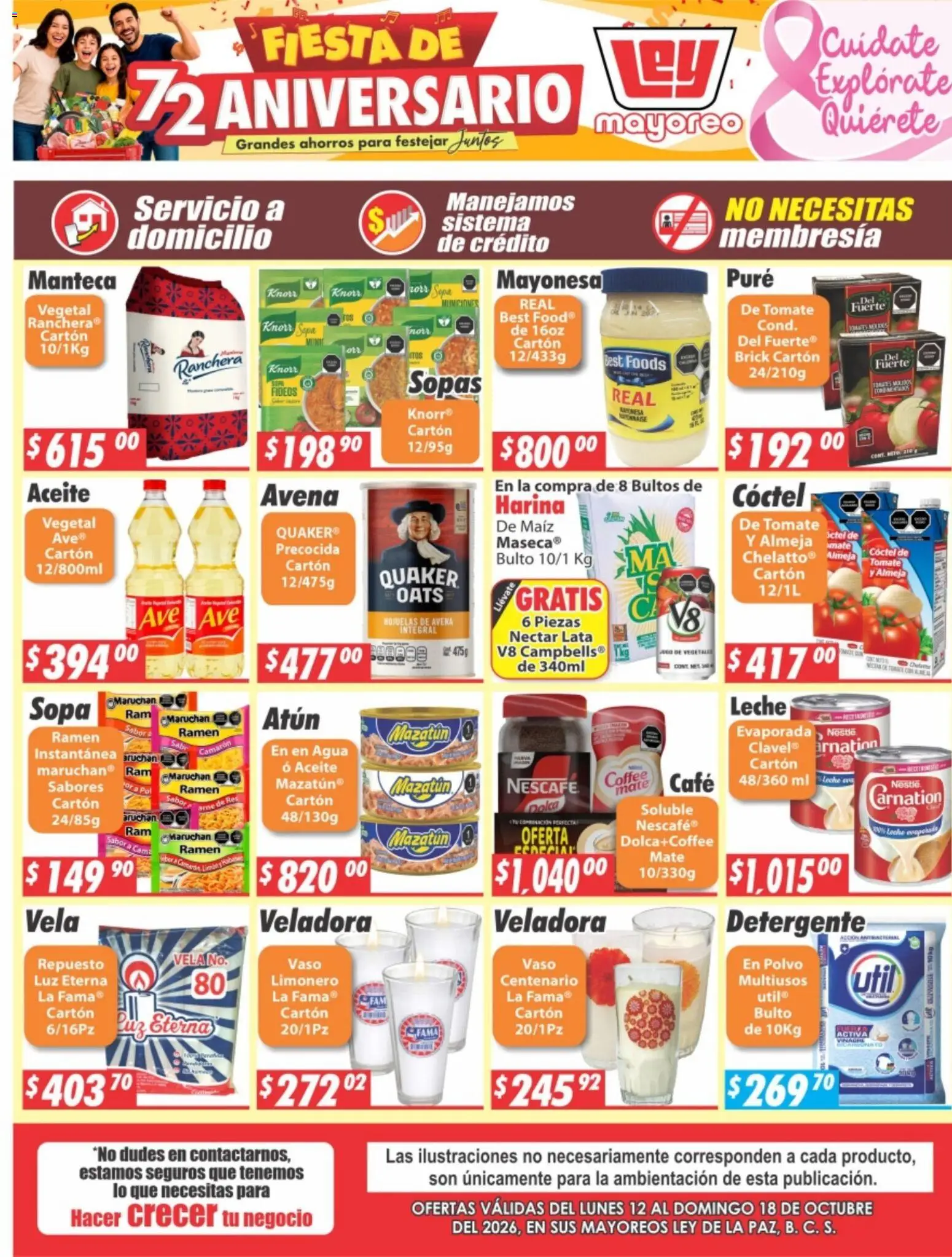 Nuevas ofertas de Casa Ley válidas en toda la República Mexicana desde el 12/10/2026. ¡Encuentra las mejores ofertas en Casa Ley folleto La Paz! | Página: 2