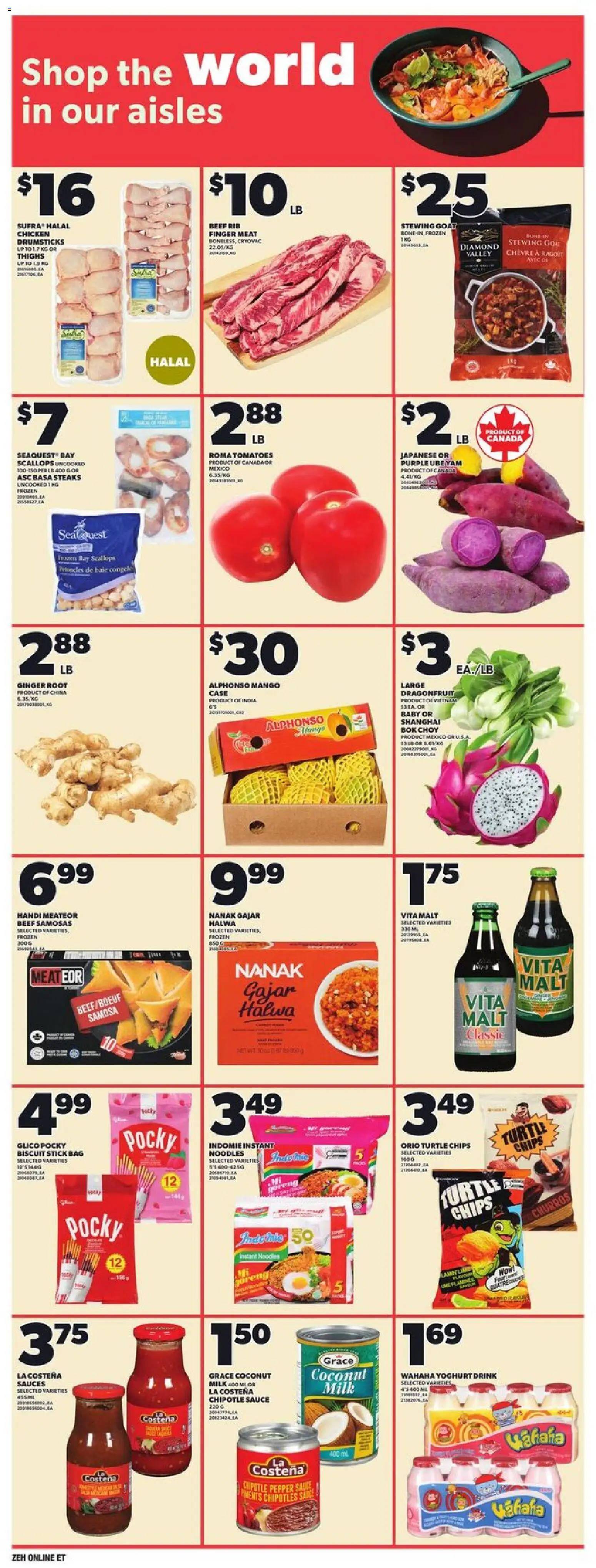 Zehrs flyer valid from May 7, 2026 | Page: 11 | Products: Drumsticks, Meat, Milk, Chicken