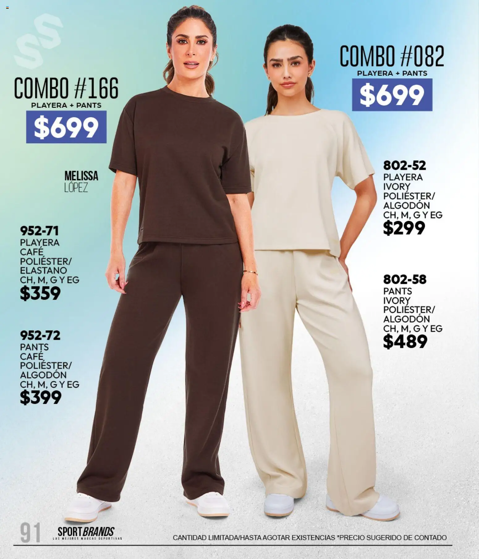 Nuevas ofertas de Cklass válidas en toda la República Mexicana desde el 11/09/2026. ¡Encuentra las mejores ofertas en Cklass catálogo Sportbrands Dama Invierno! | Página: 108 | Productos: Café, Algodón, Playera, Pants