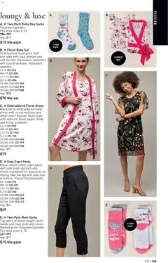 Preview of Two-Pack Rainy Day Socks, Polyester/spandex. Fits shoe sizes 6-10. from shop Avon valid from 21.05.2026 | Page: 135