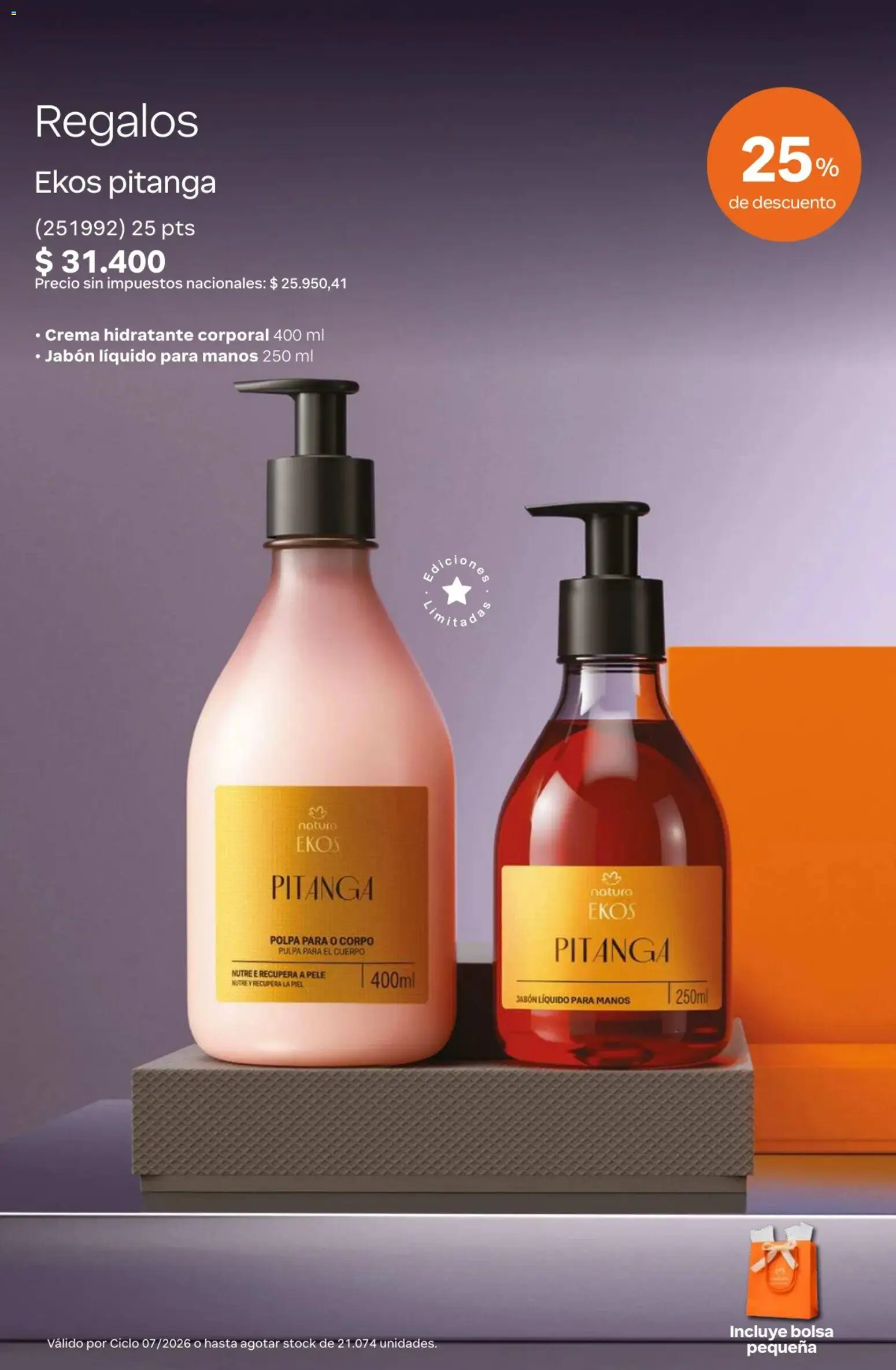 Catálogo Natura Ciclo 7 │ válido desde el 06.05.2026 | Página: 17 | Productos: Bolsa, Jabón líquido, Jabón, Crema