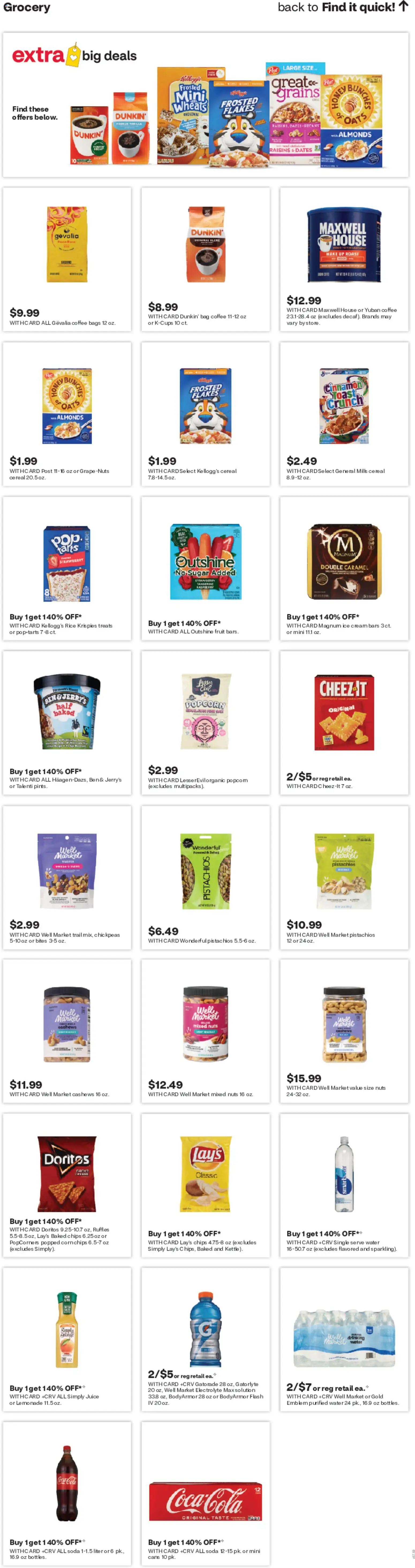 CVS Pharmacy Weekly Ad - WA - valid from 31.05.2026 | Page: 17 | Products: Rice, Chips, Cream, Raisins