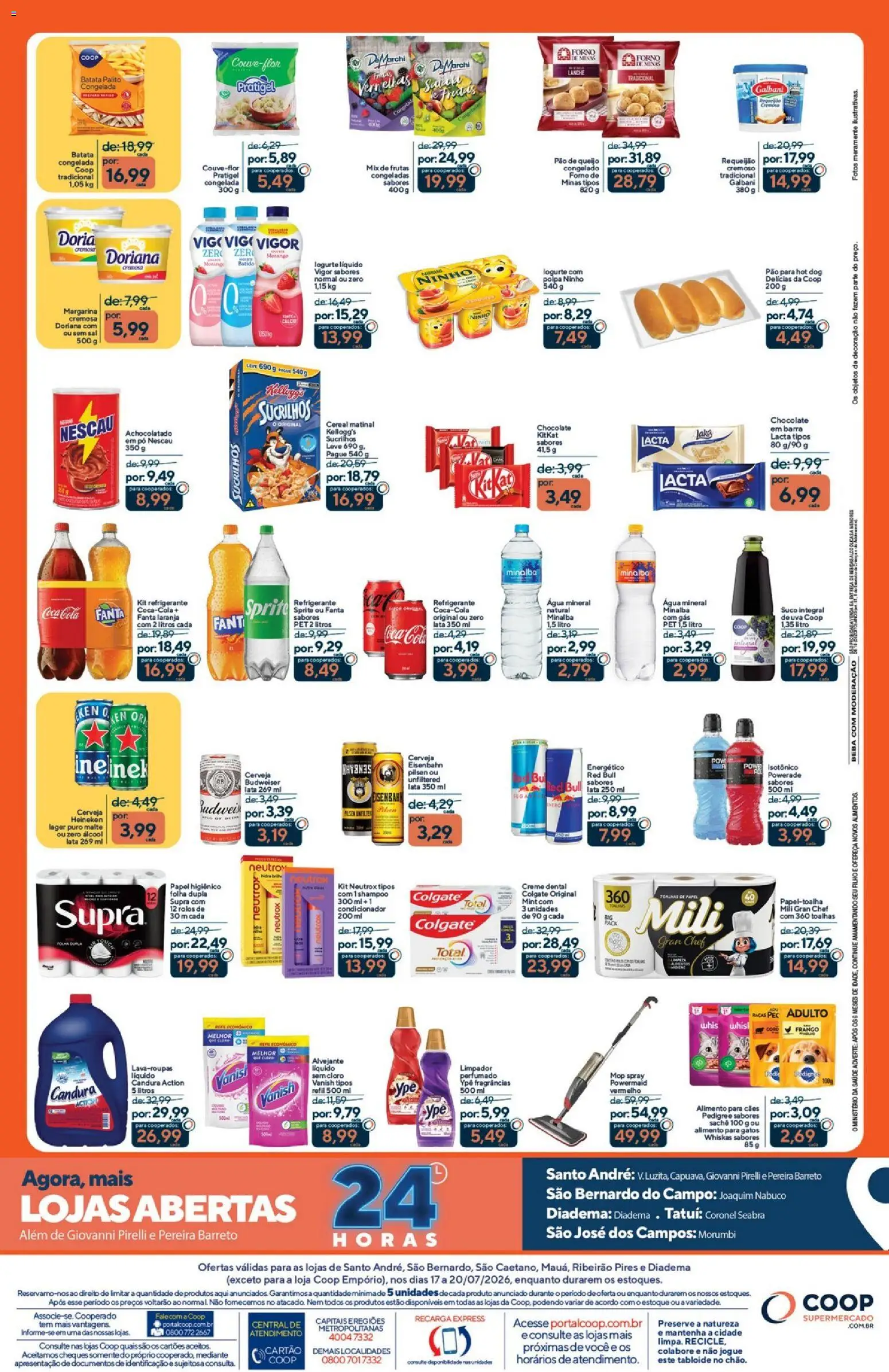 Coop Folheto - válido de 17/07/2026 | Página: 2 | Produtos: Condicionador, Batata, Vanish, Pirelli