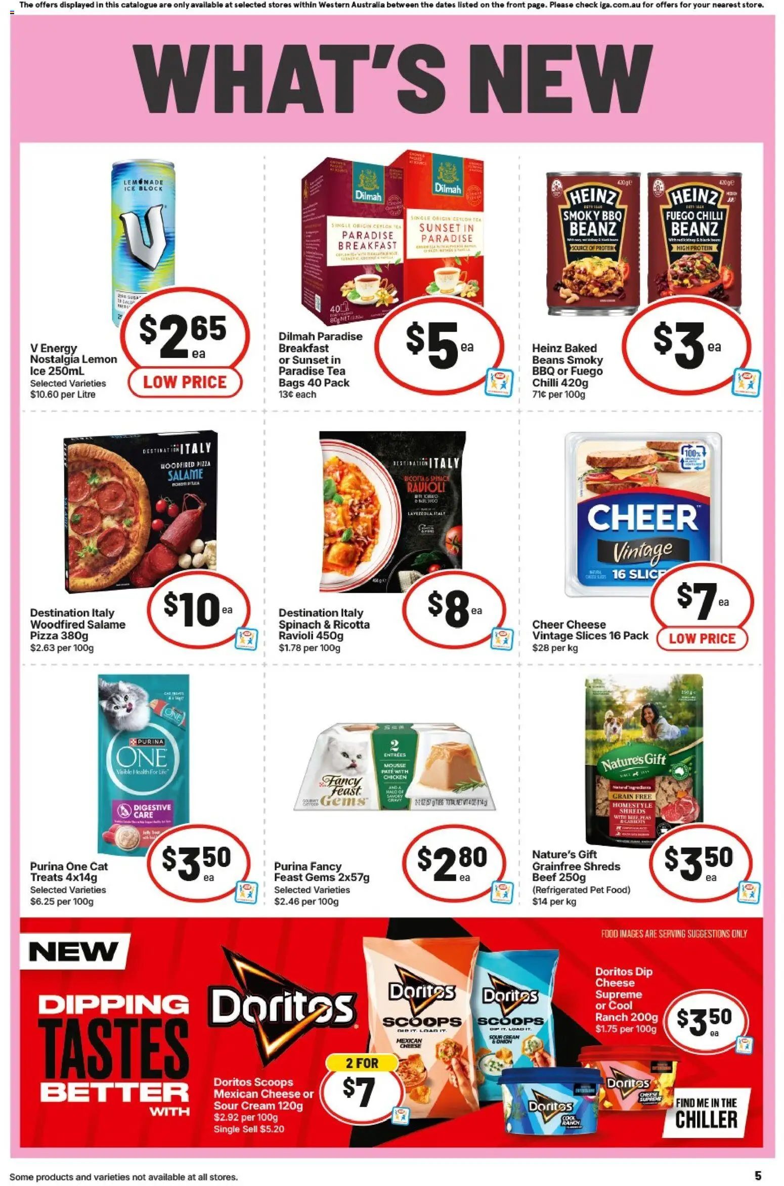IGA catalogue - valid from 23/09/2026 | Page: 5 | Products: Ingredients, Chips, Cream, Sausage