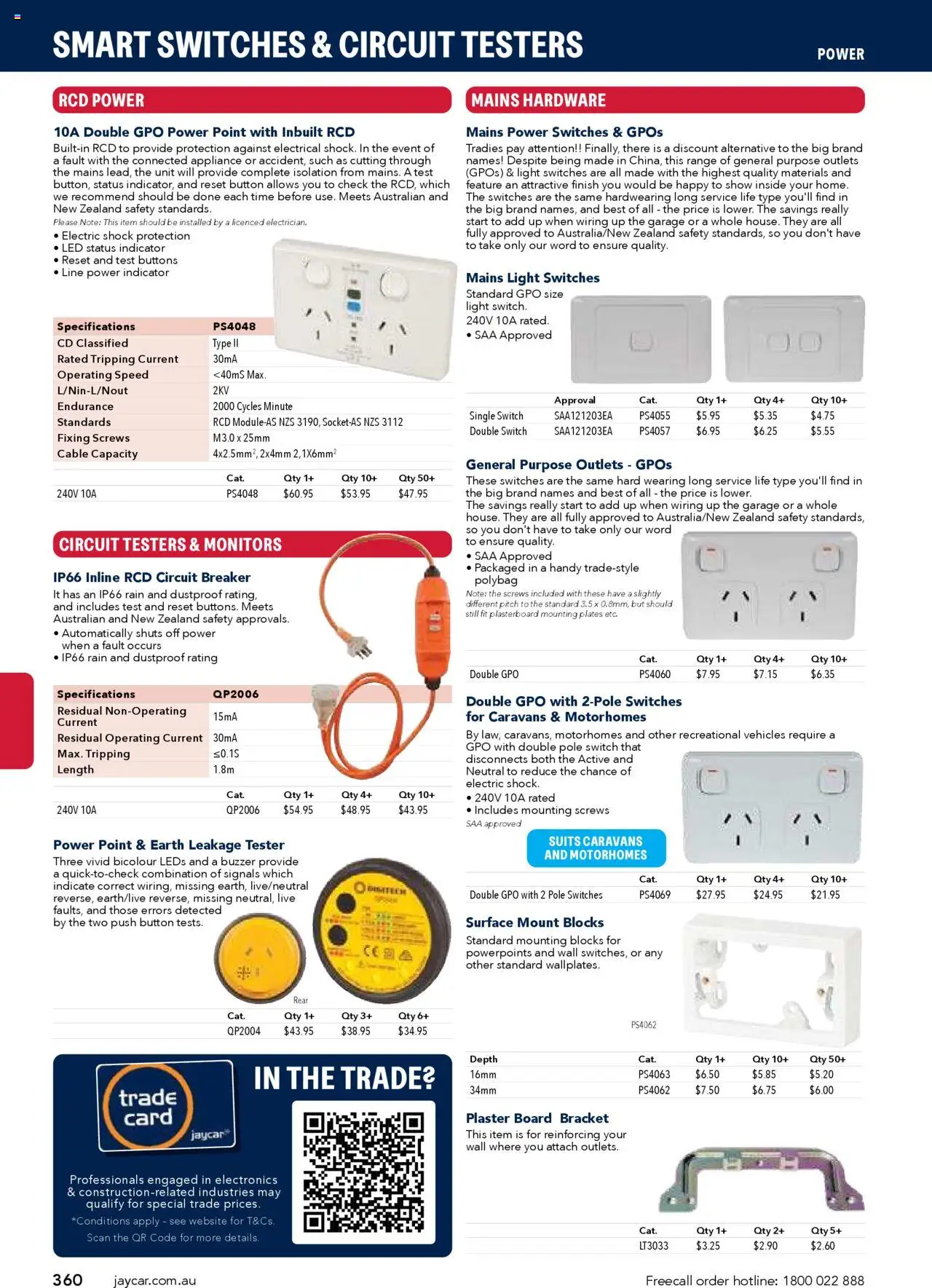 Jaycar catalogue - valid from 09/07/2025 | Page: 360 | Products: Light, Appliance, Cable