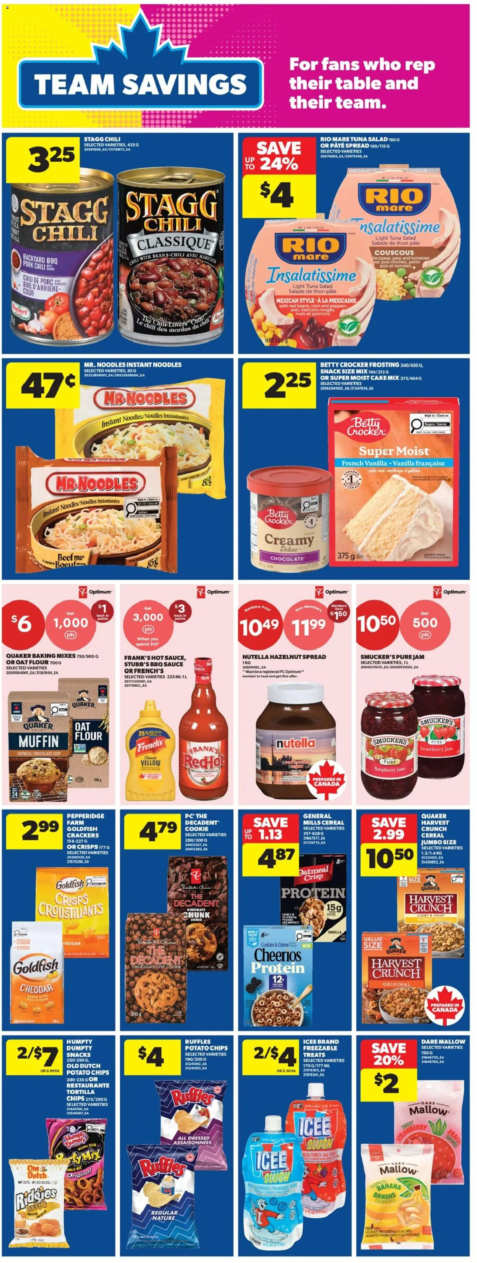 Real Canadian Superstore flyer valid from Jul 2, 2026 | Page: 20 | Products: Chips, Cookies, Salad, Cheese