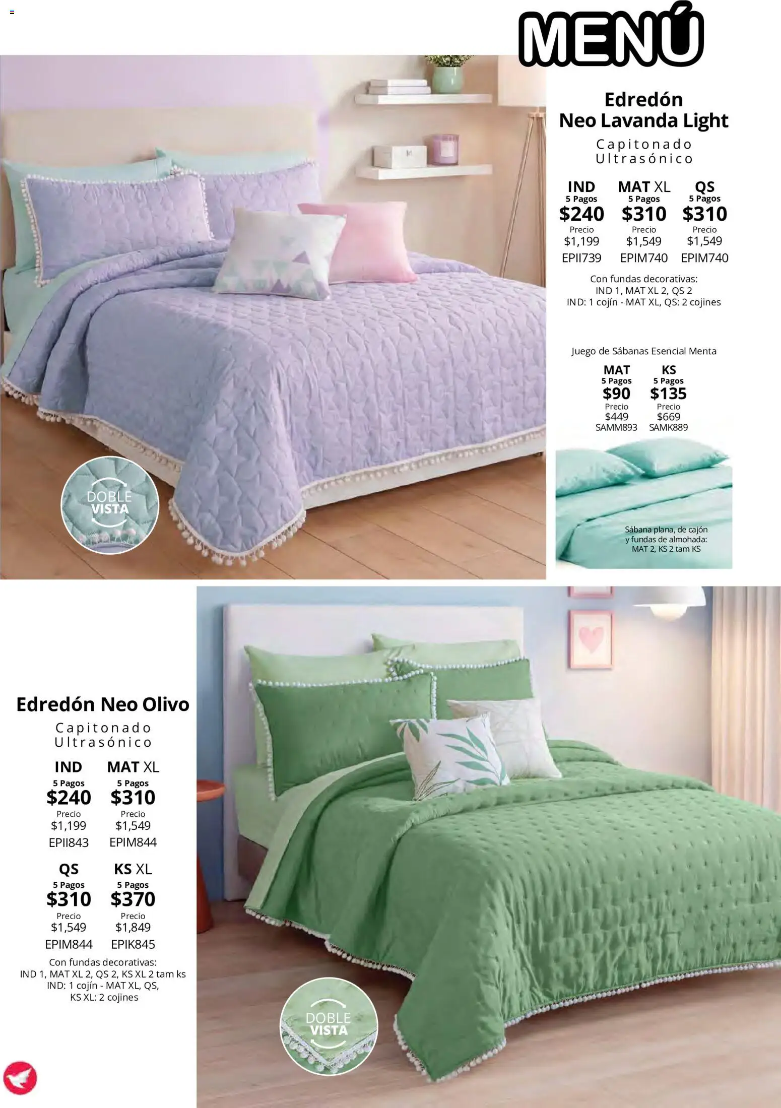 Nuevas ofertas de Colchas Concord válidas en toda la República Mexicana desde el 15/10/2026. ¡Encuentra las mejores ofertas en Colchas Concord catálogo! | Página: 36