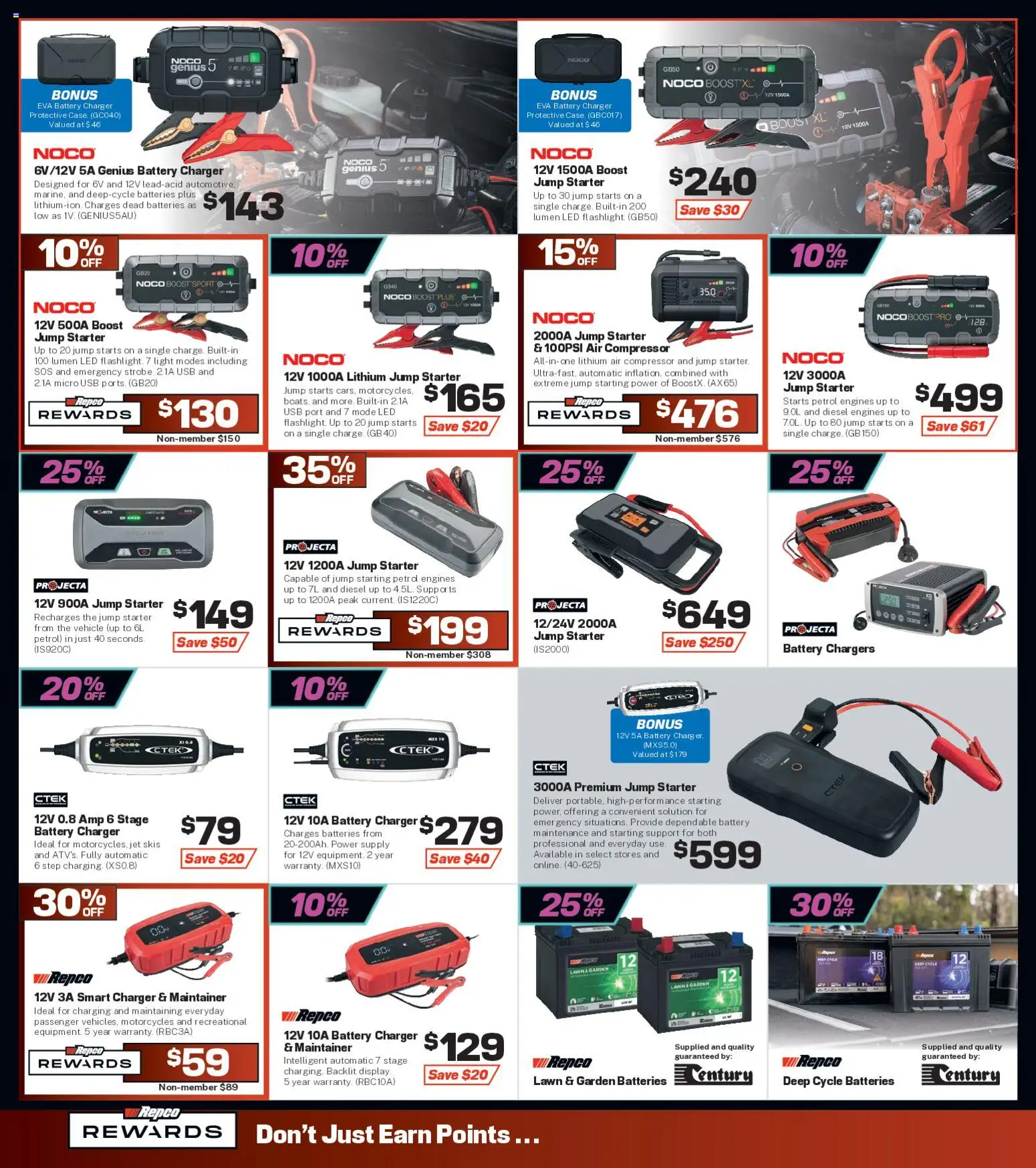 Repco catalogue - valid from 09/09/2026 | Page: 8 | Products: Light, Air compressor, Micro usb, Usb